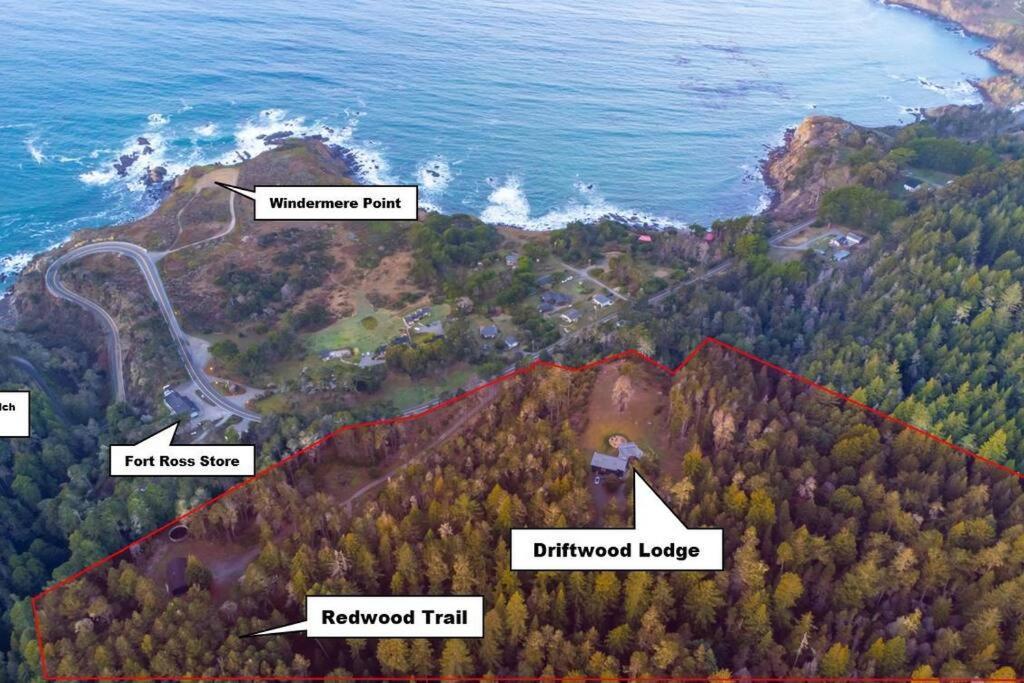 Driftwood Lodge ~ 5 Bedroom / 7 Bath ~ 30-Acre Private Estate On Hwy 1 ~ Hot Tub ~ Oceanview ~ Reunions & Retreats Walsh Landing Экстерьер фото